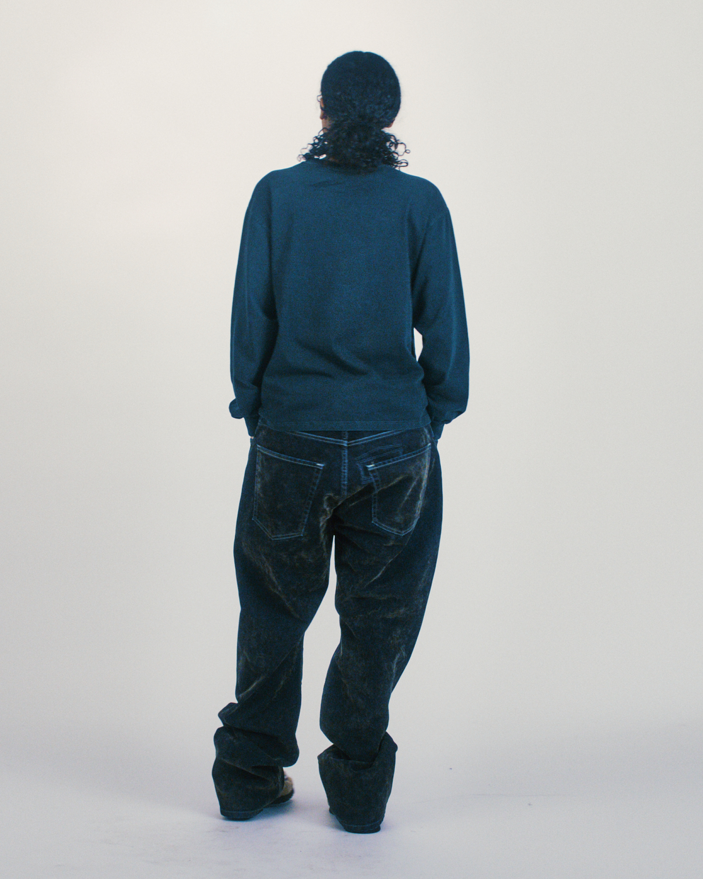 Worn Flock Batten Jean