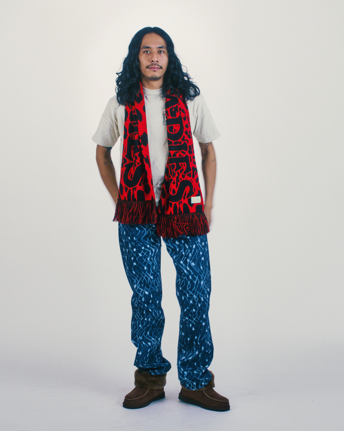 J'Adoro Aries Leopard Scarf