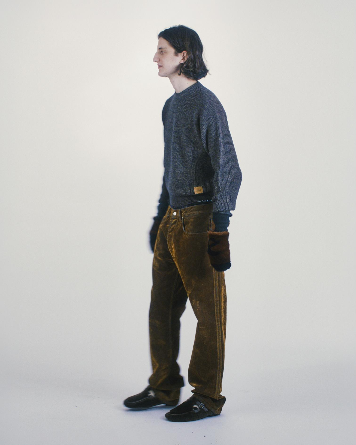 Bi-colour Fisherman Sweater