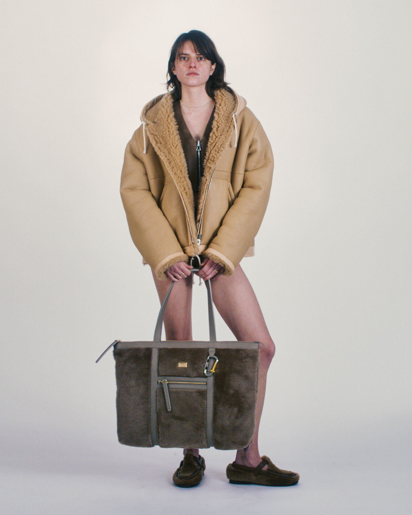 Oversized Sheepskin Jacket