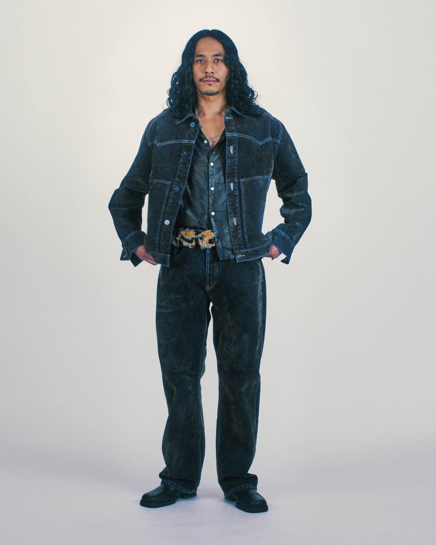 Worn Flock Batten Jean