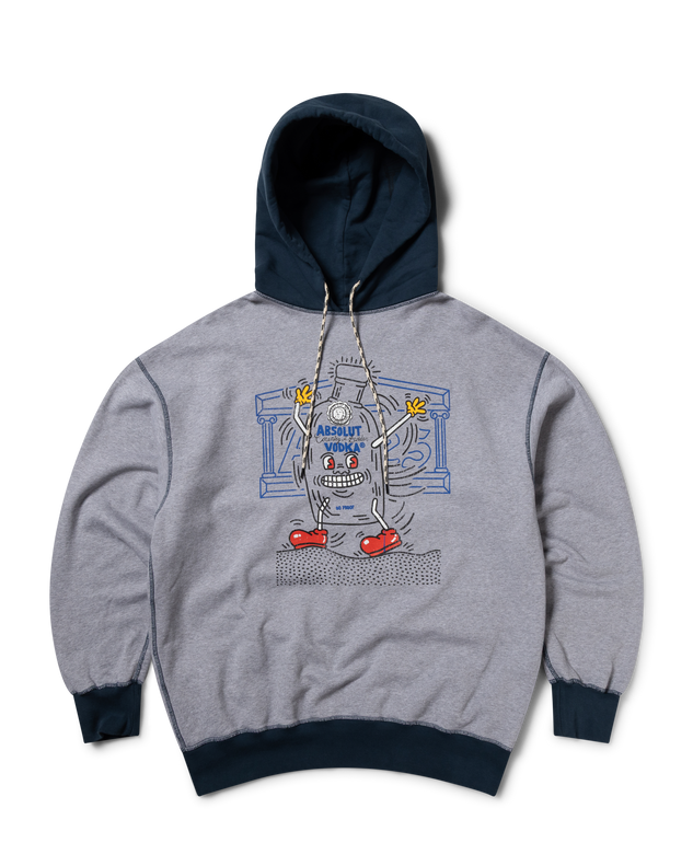 Aries x Absolut Haring Patchwork Hoodie