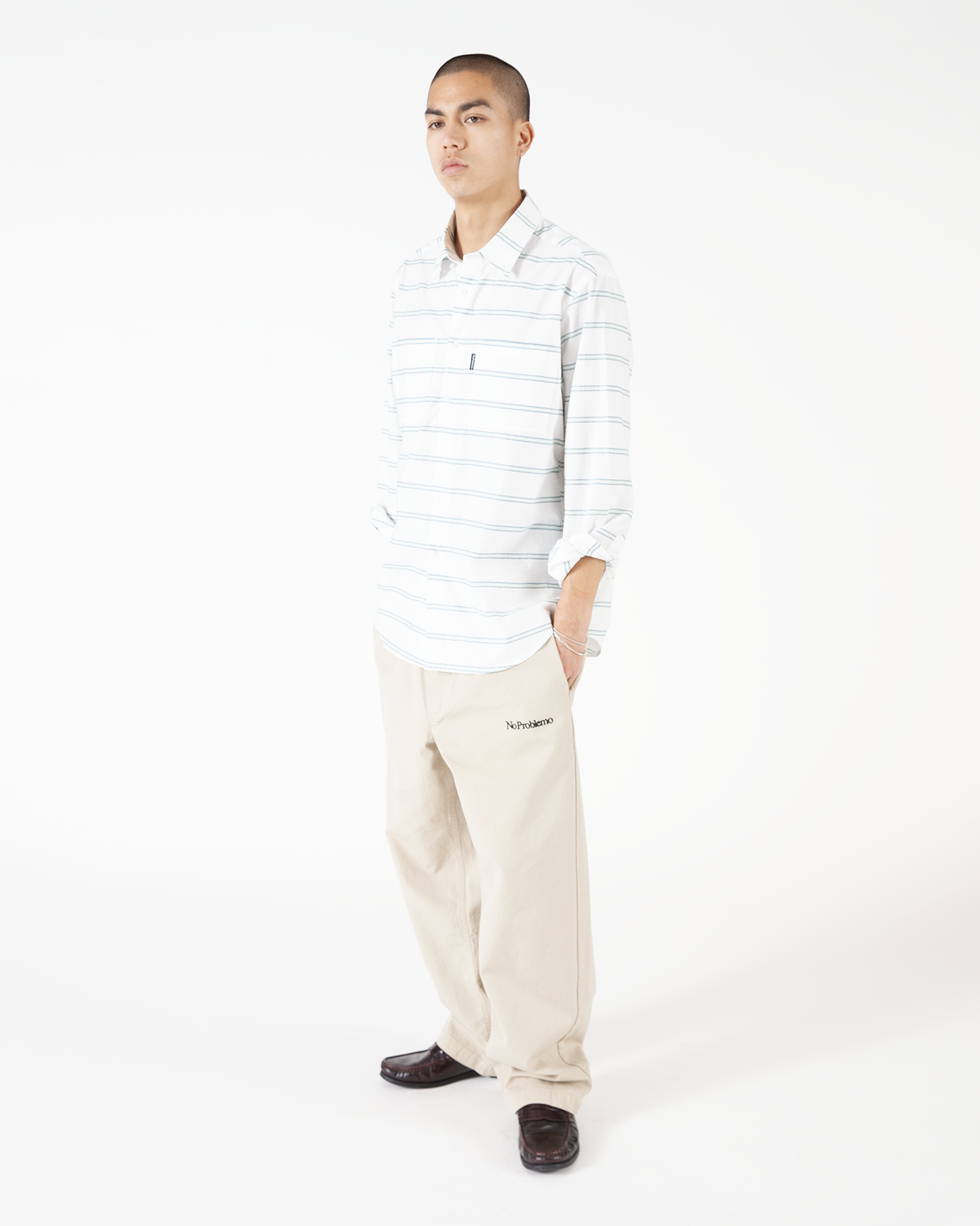Horizontal Stripe LS Shirt