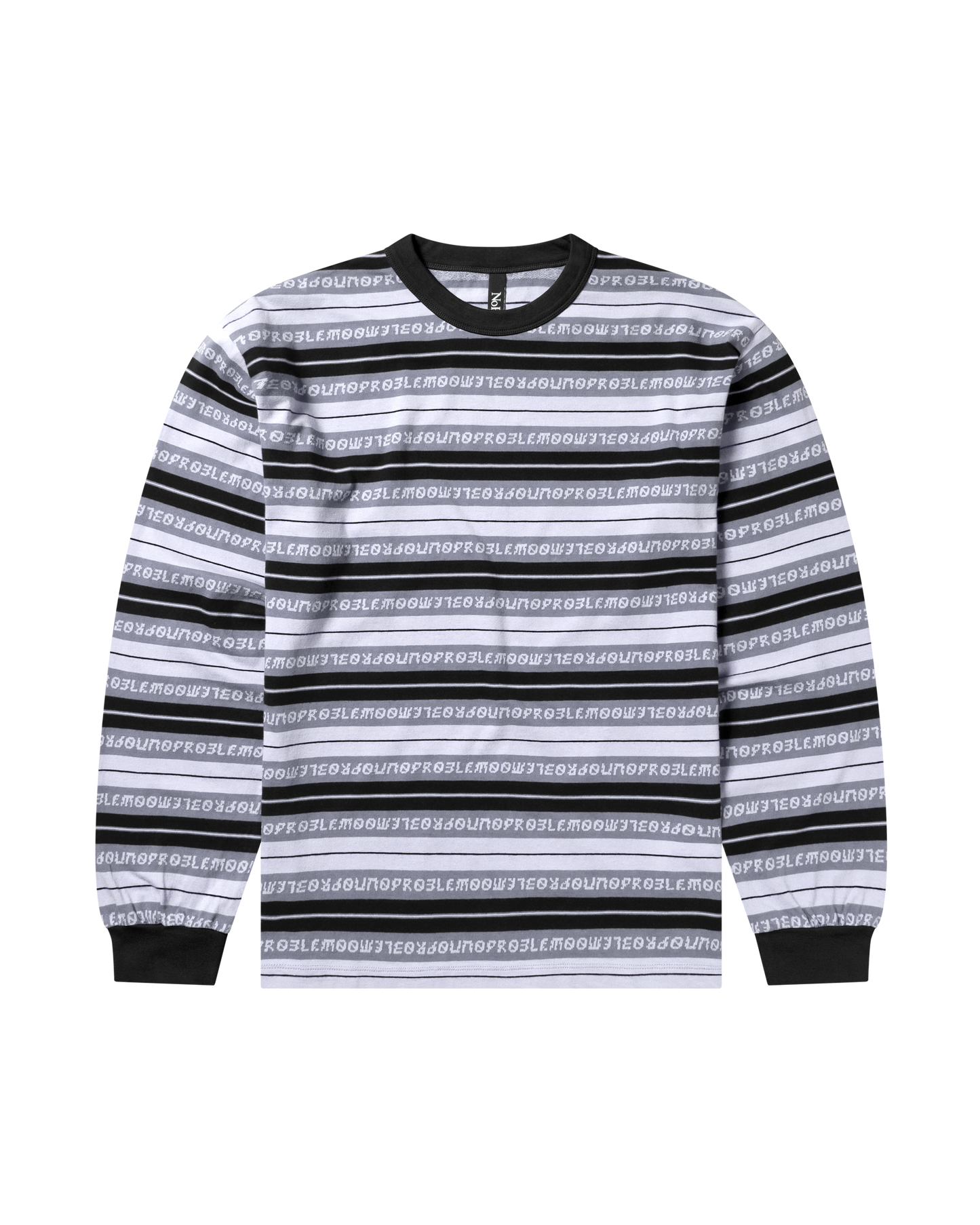 Jacquard Stripe LS Tee