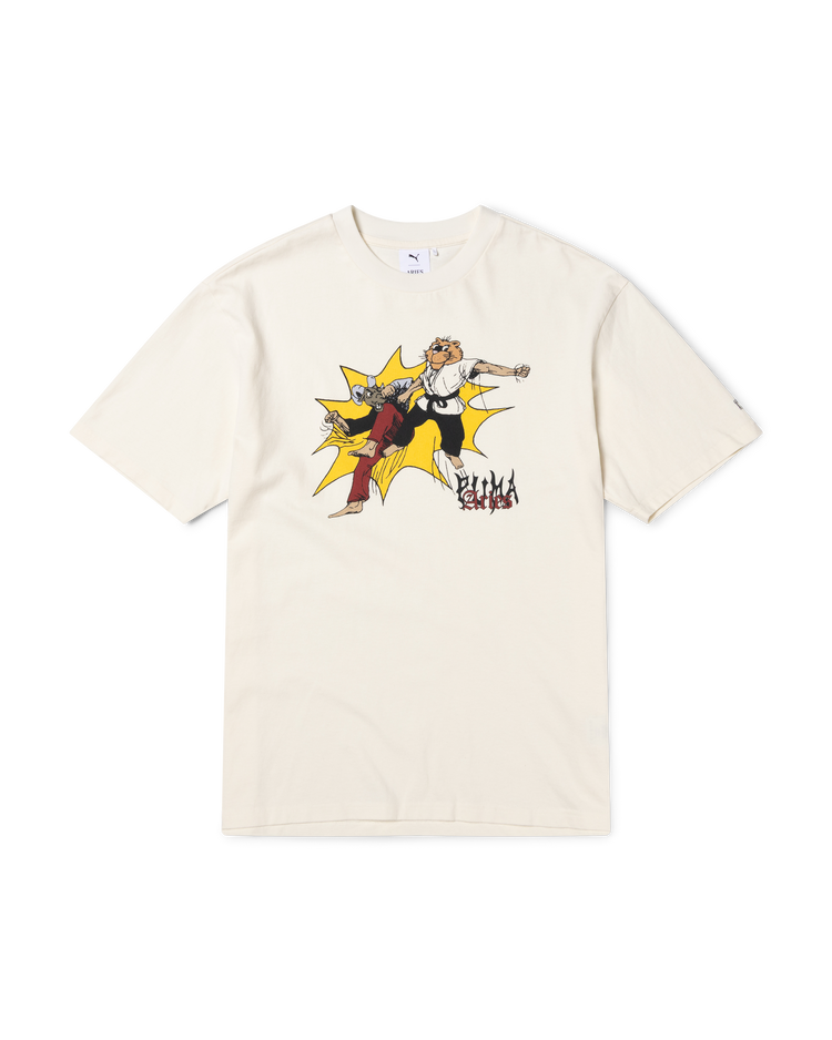 puma x aries fighter ss tee