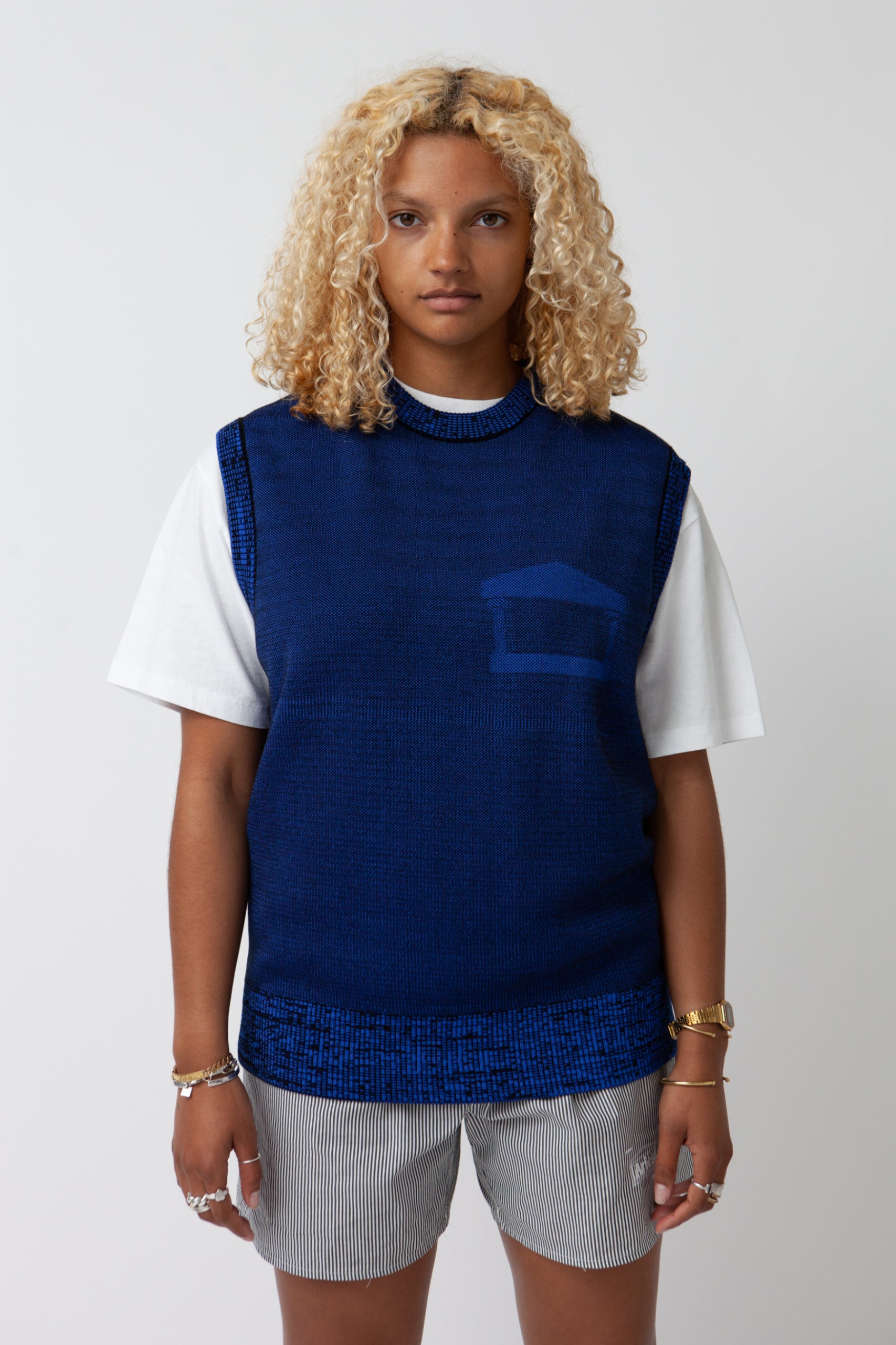 Load image into Gallery viewer, Glitch Temple Knit Vest