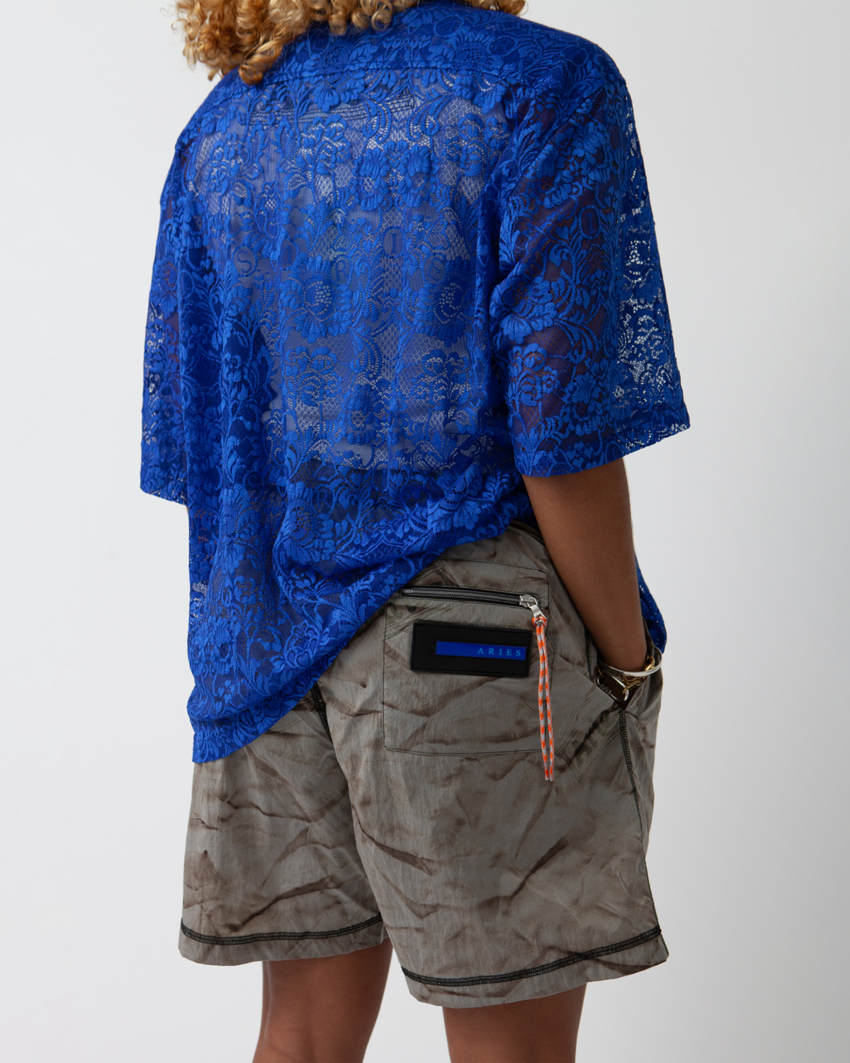 Creased Windcheater Short