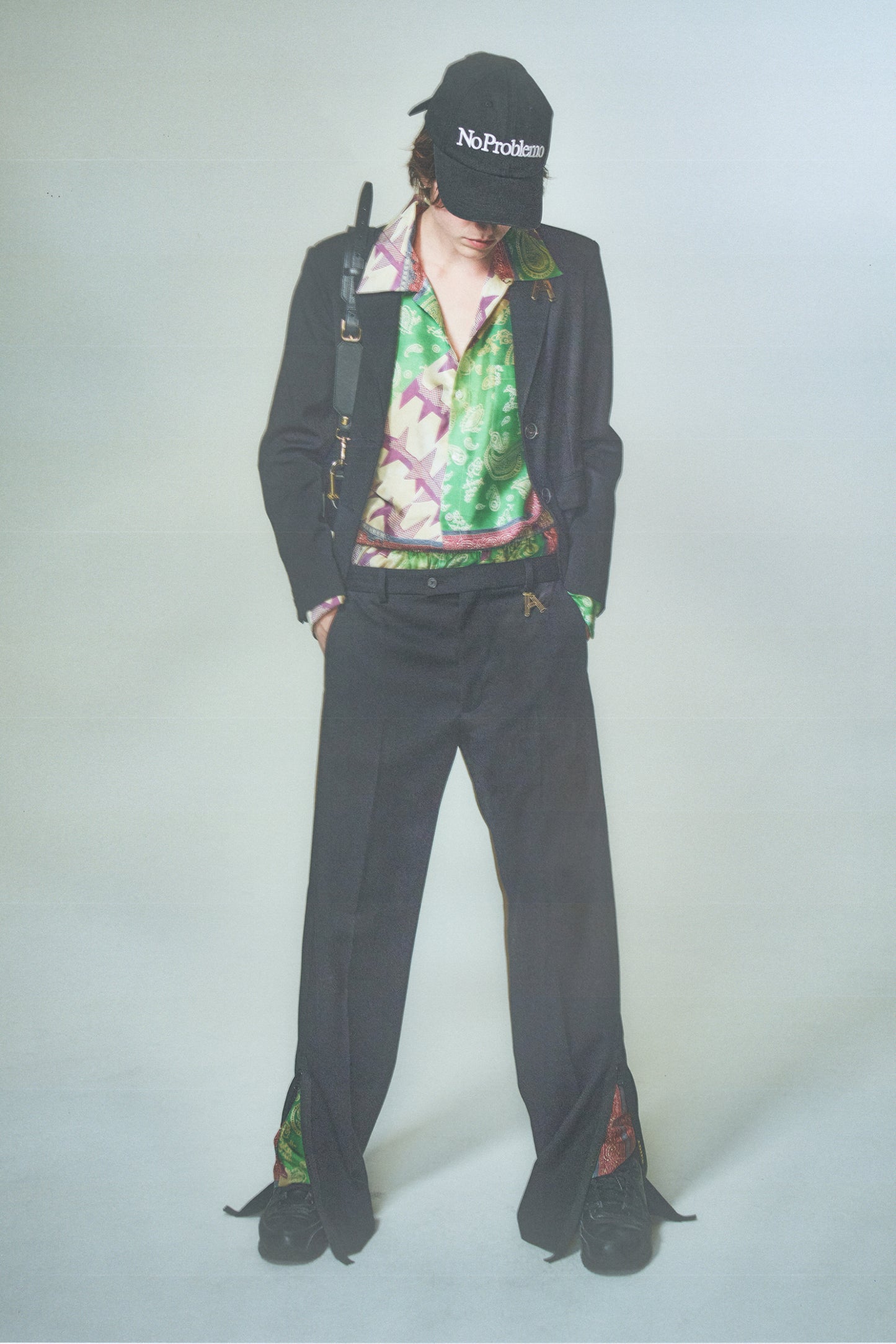 Zip Detail Tailored Trousers