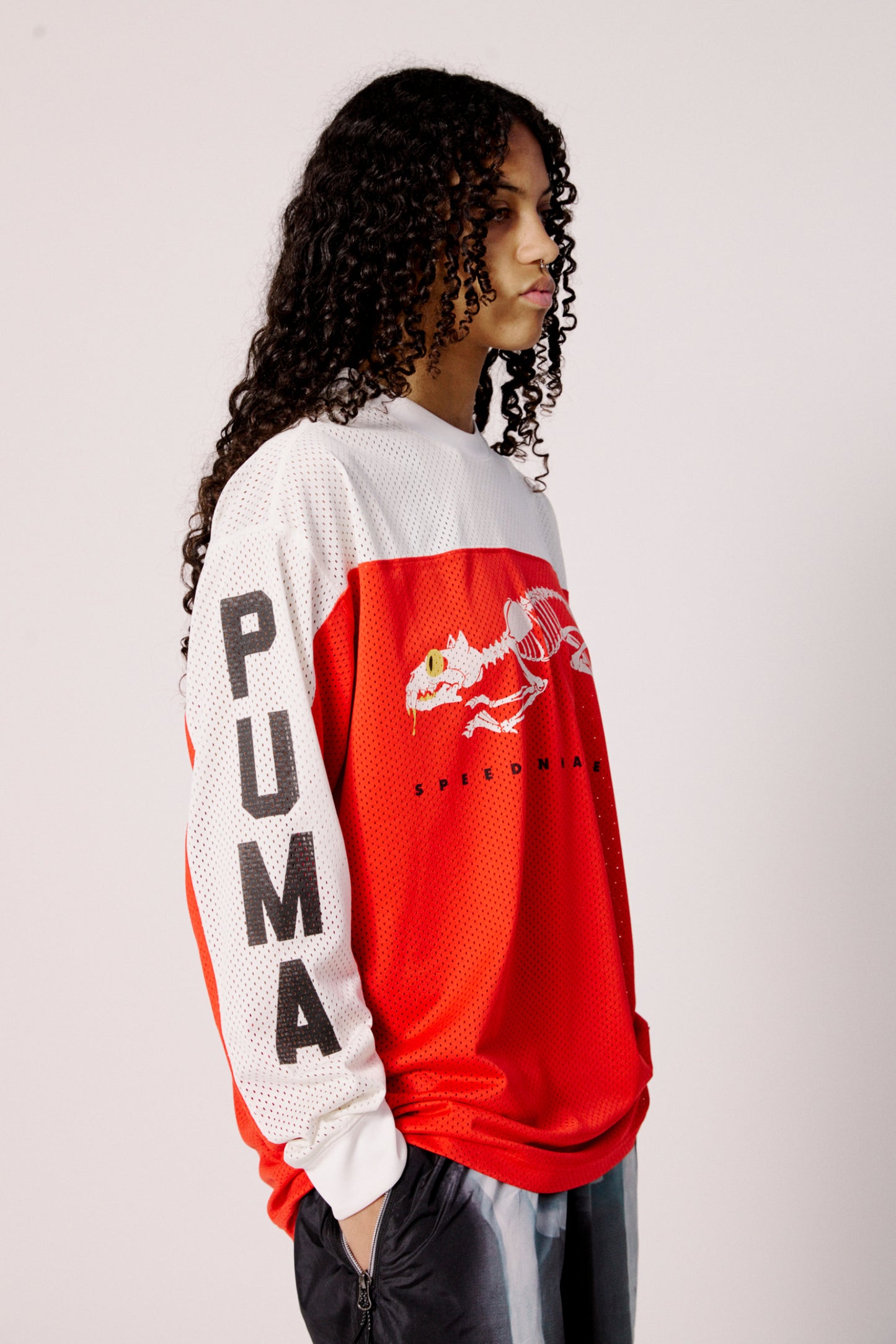 PUMA x ARIES Moto Mesh Long Sleeve