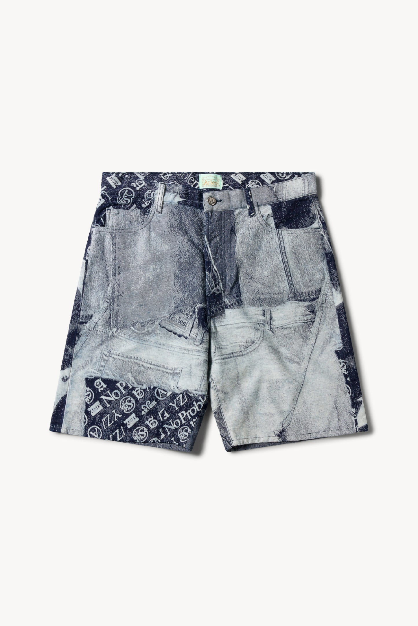 Jacquard Patchwork Short