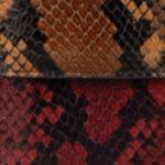 Patchwork Snake Print Leather Niner Shopper Bag