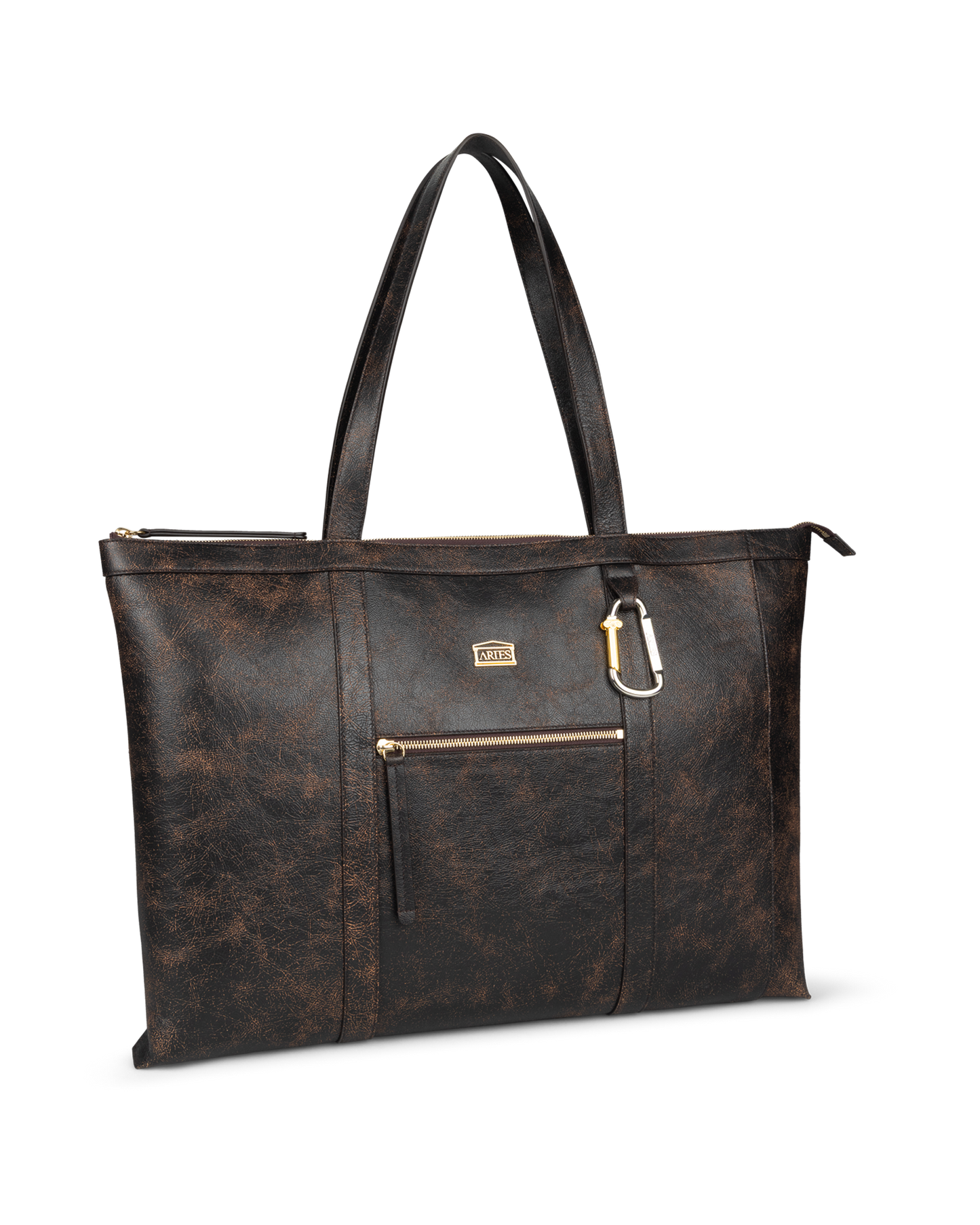 Vintage Leather Niner Shopper Bag