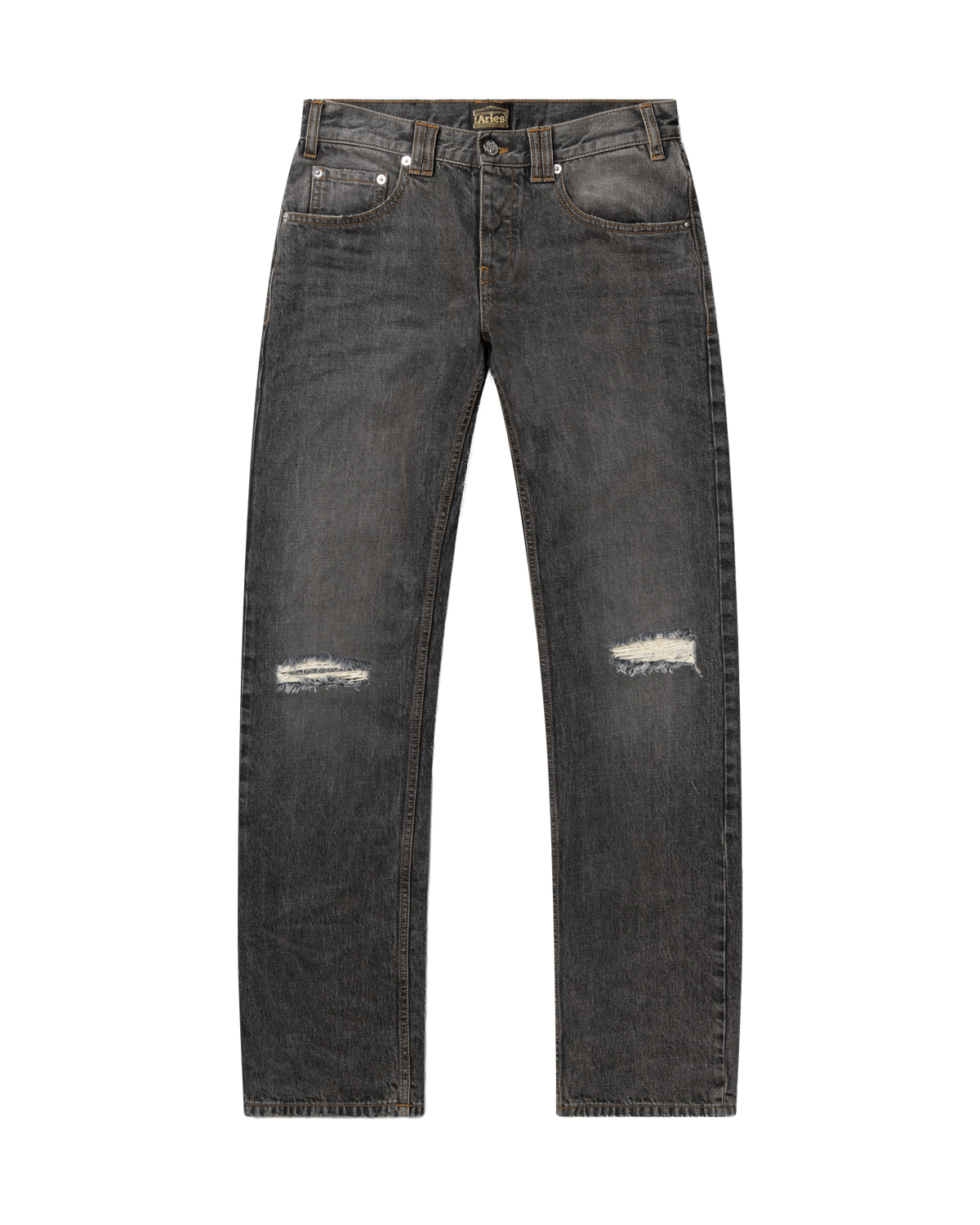 Heavy Distressed Ripped Low Rise Tyrone Jean