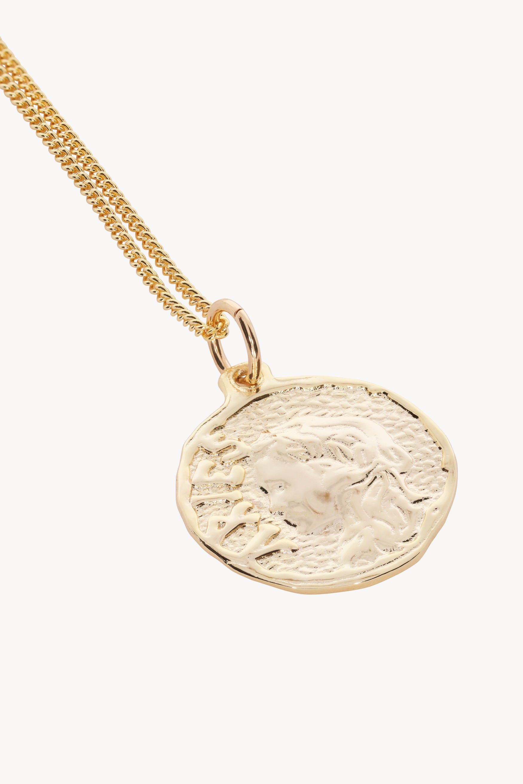 Load image into Gallery viewer, Chain Necklace With Roman Coin Pendant