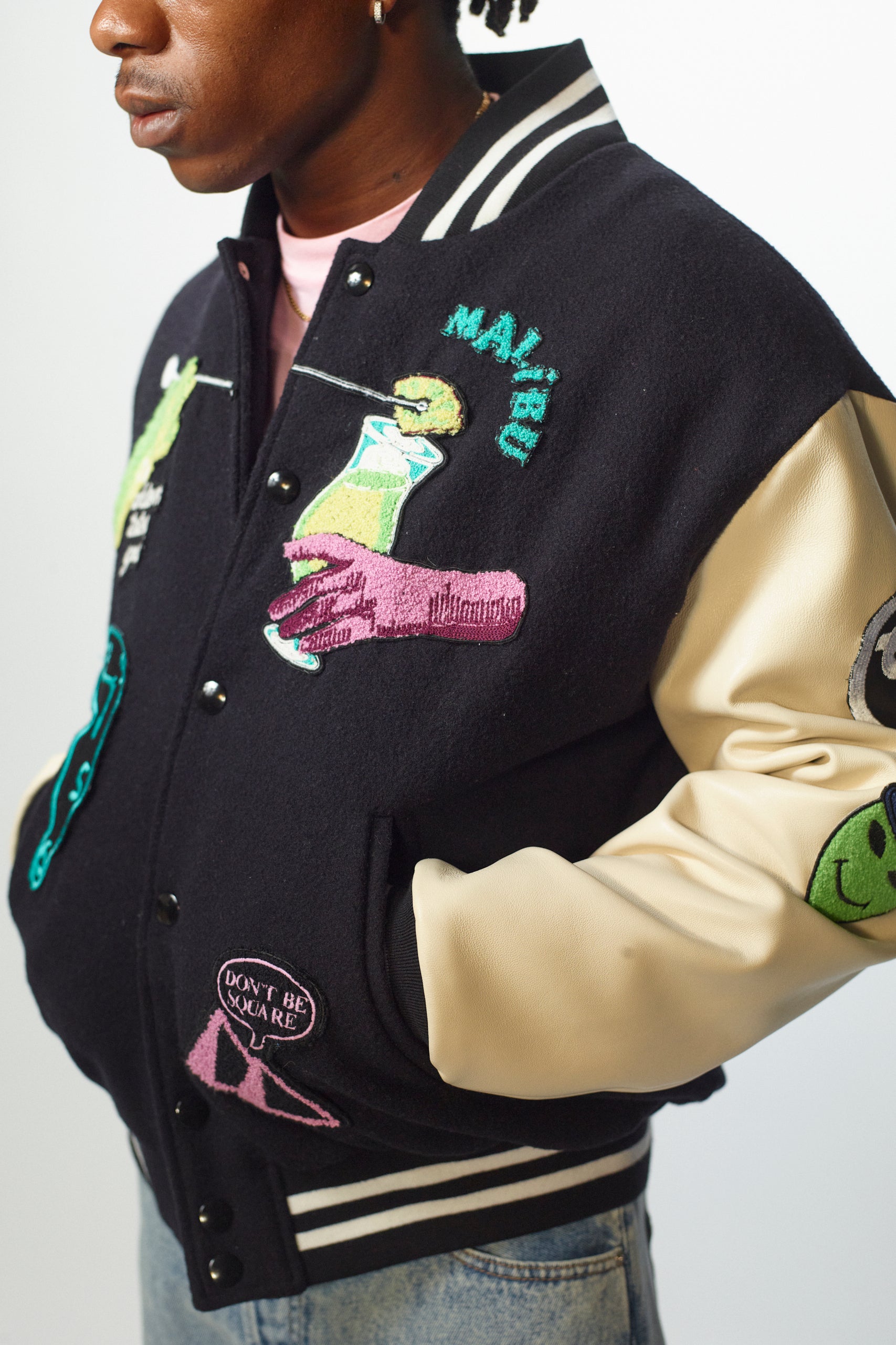 Load image into Gallery viewer, Aries x Malibu Varsity Jacket