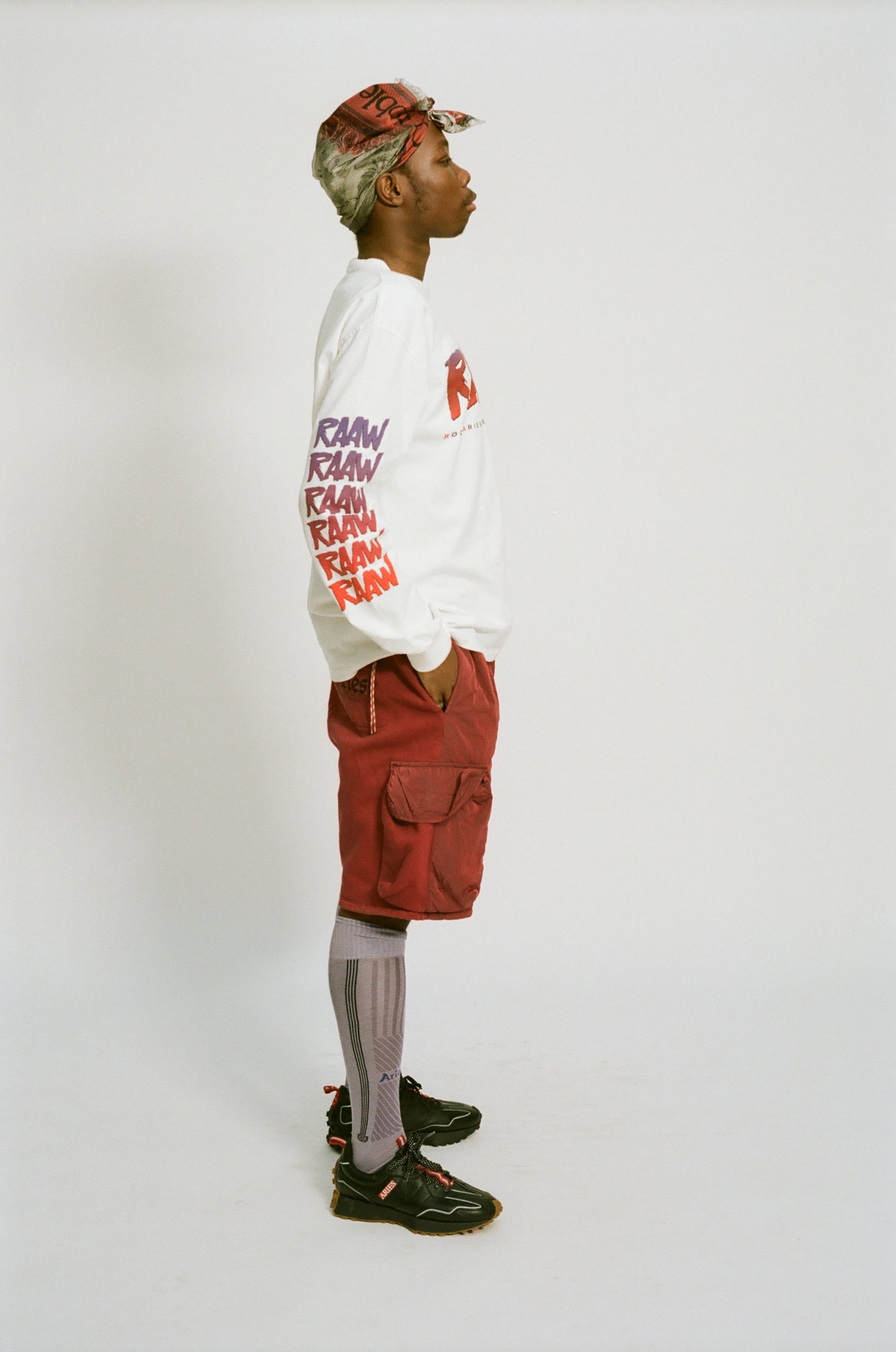 Nylon Hybrid Sweatshort