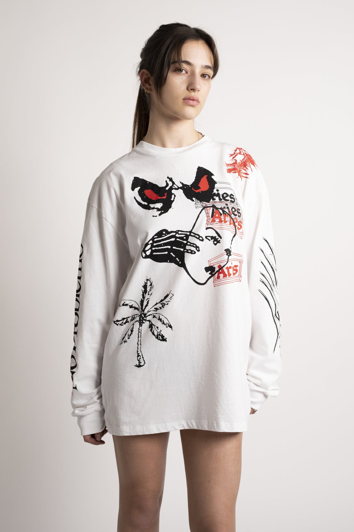 Mash Up LS Tee