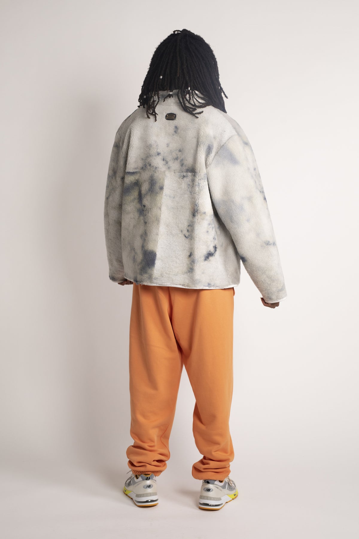 Tie Dye Sheepskin Jacket