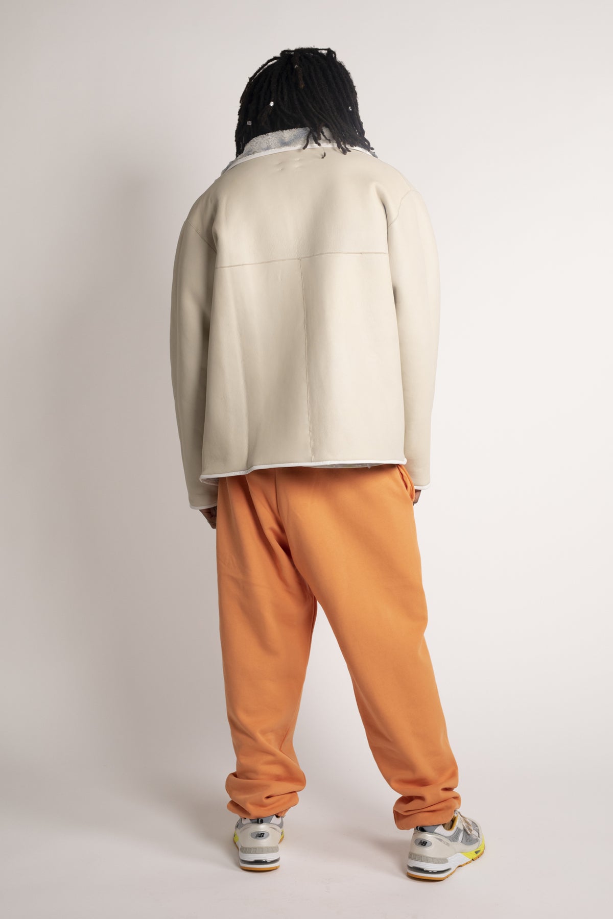 Tie Dye Sheepskin Jacket
