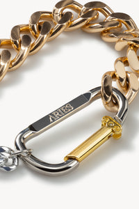 Column Carabiner Gold Chunky Necklace