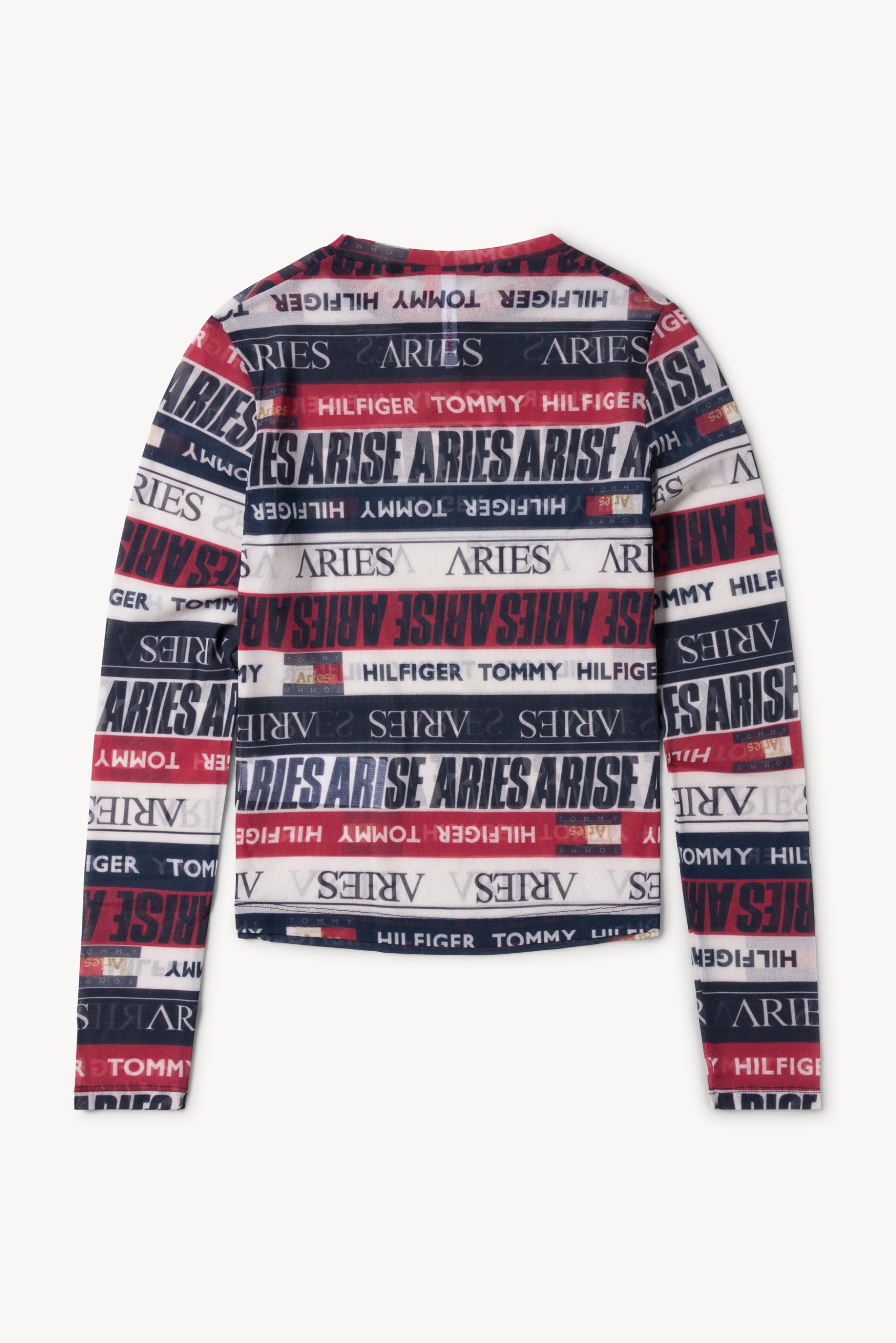 Load image into Gallery viewer, Tommy x Aries Logo Sheer Long Sleeve Top