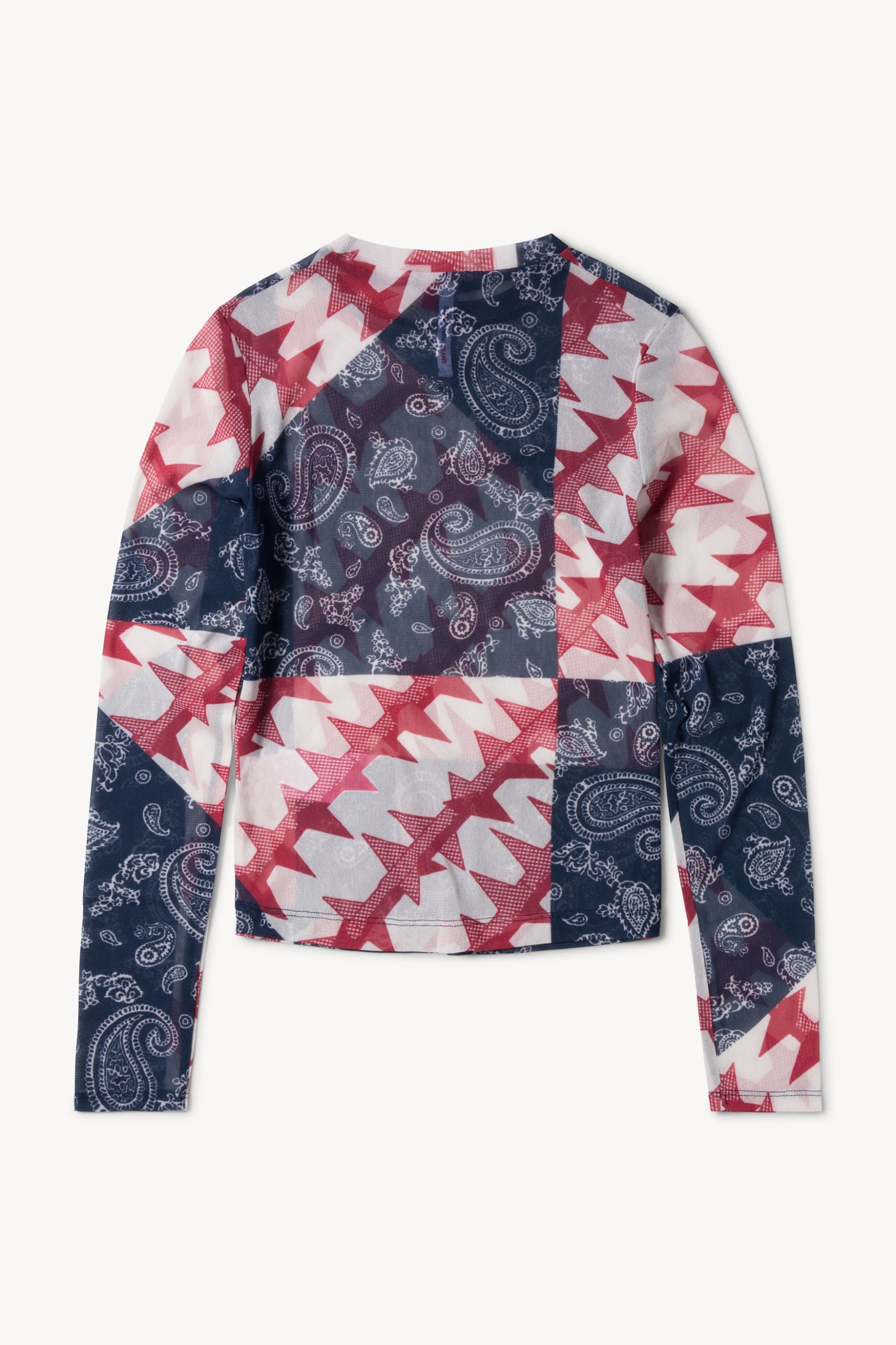 Load image into Gallery viewer, Tommy x Aries Bandana Sheer Long Sleeve Top