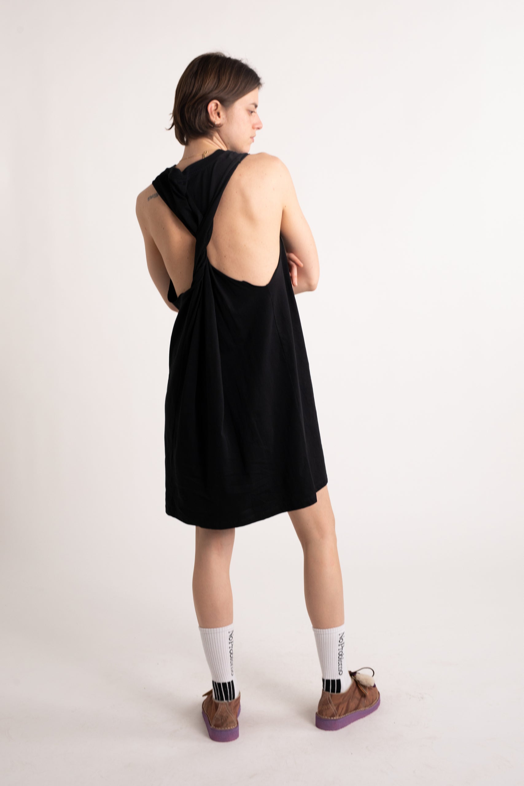 Load image into Gallery viewer, Twisted Vest Dress