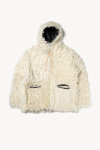 Hooded Sheepskin Jacket