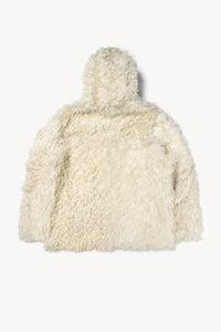 Hooded Sheepskin Jacket