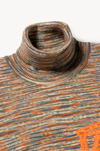 Temple Space Dye Turtleneck Knit