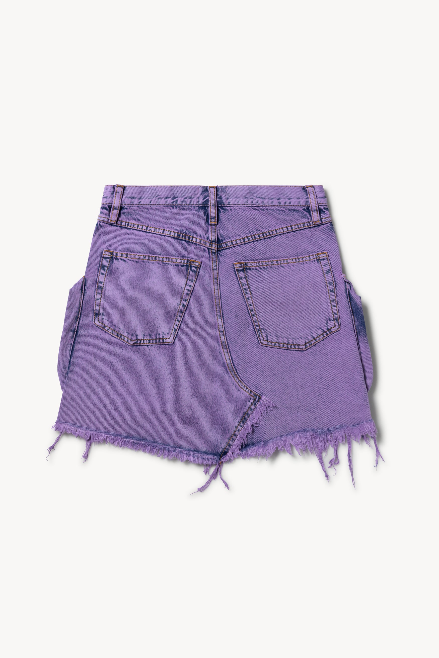 Load image into Gallery viewer, Acid Wash Cargo Skirt