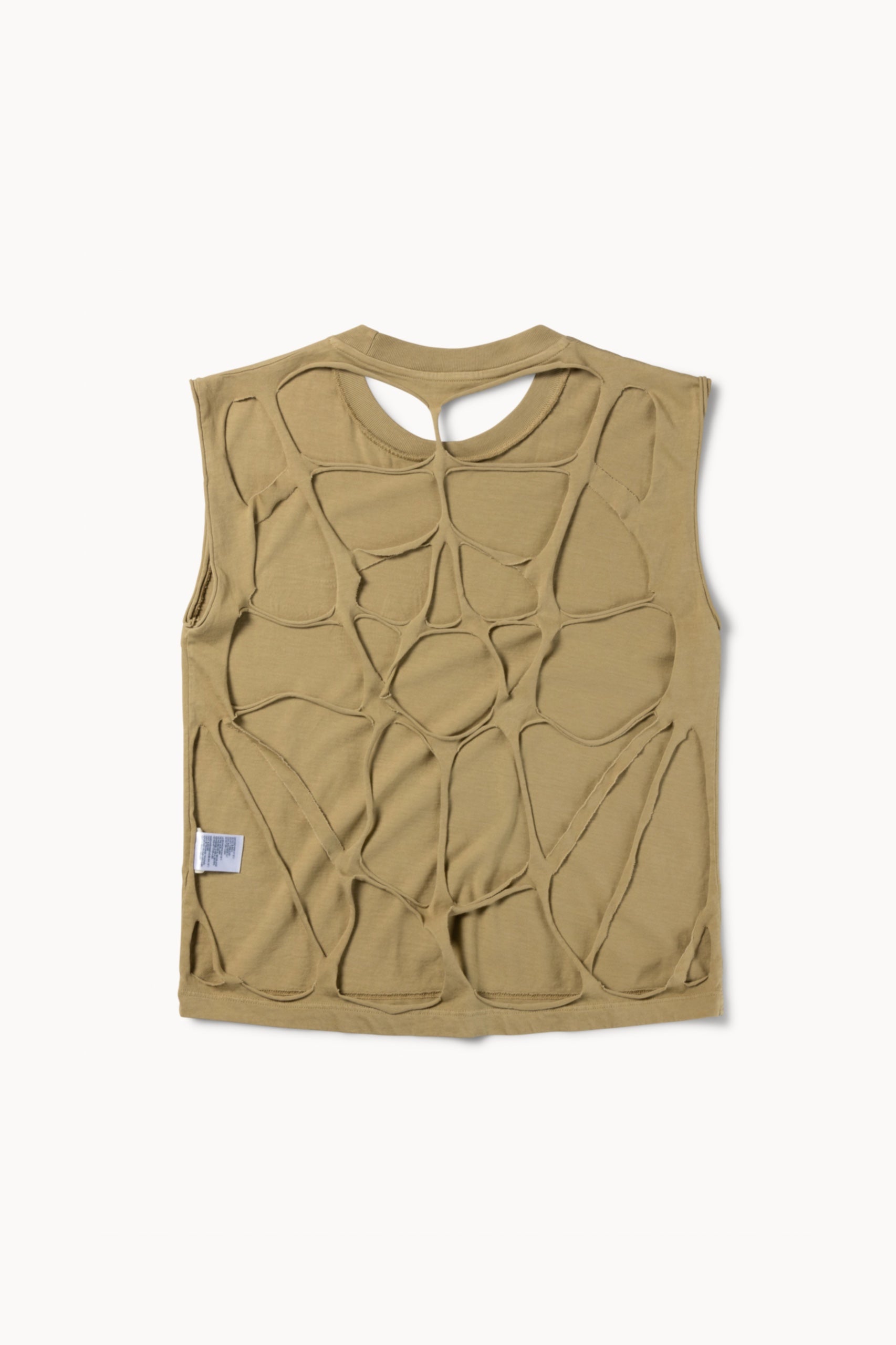 Load image into Gallery viewer, Diamanté Slashed Back Shrunken Vest