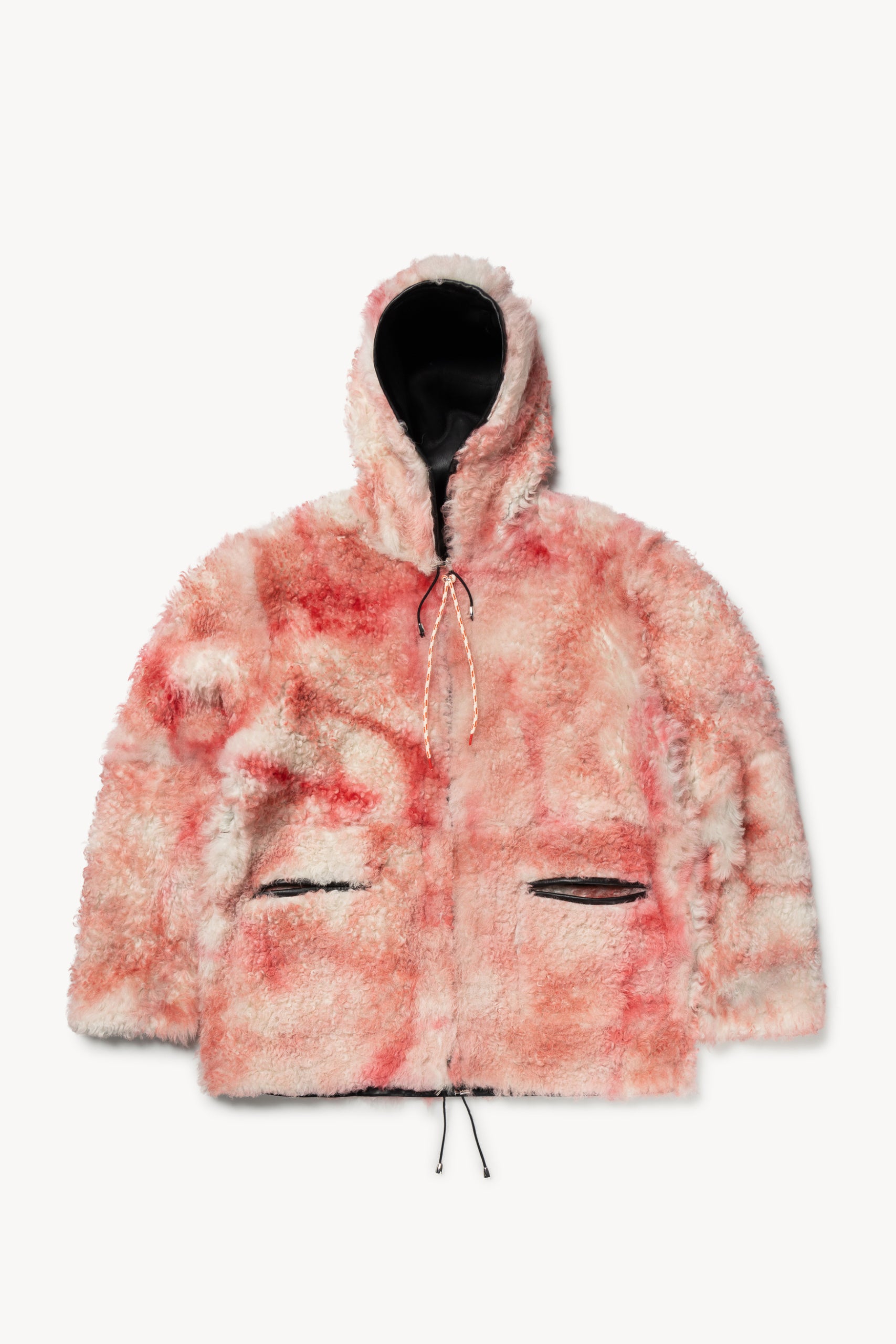 Load image into Gallery viewer, Aries x Juicy Couture Oversized Hooded Sheepskin Jacket