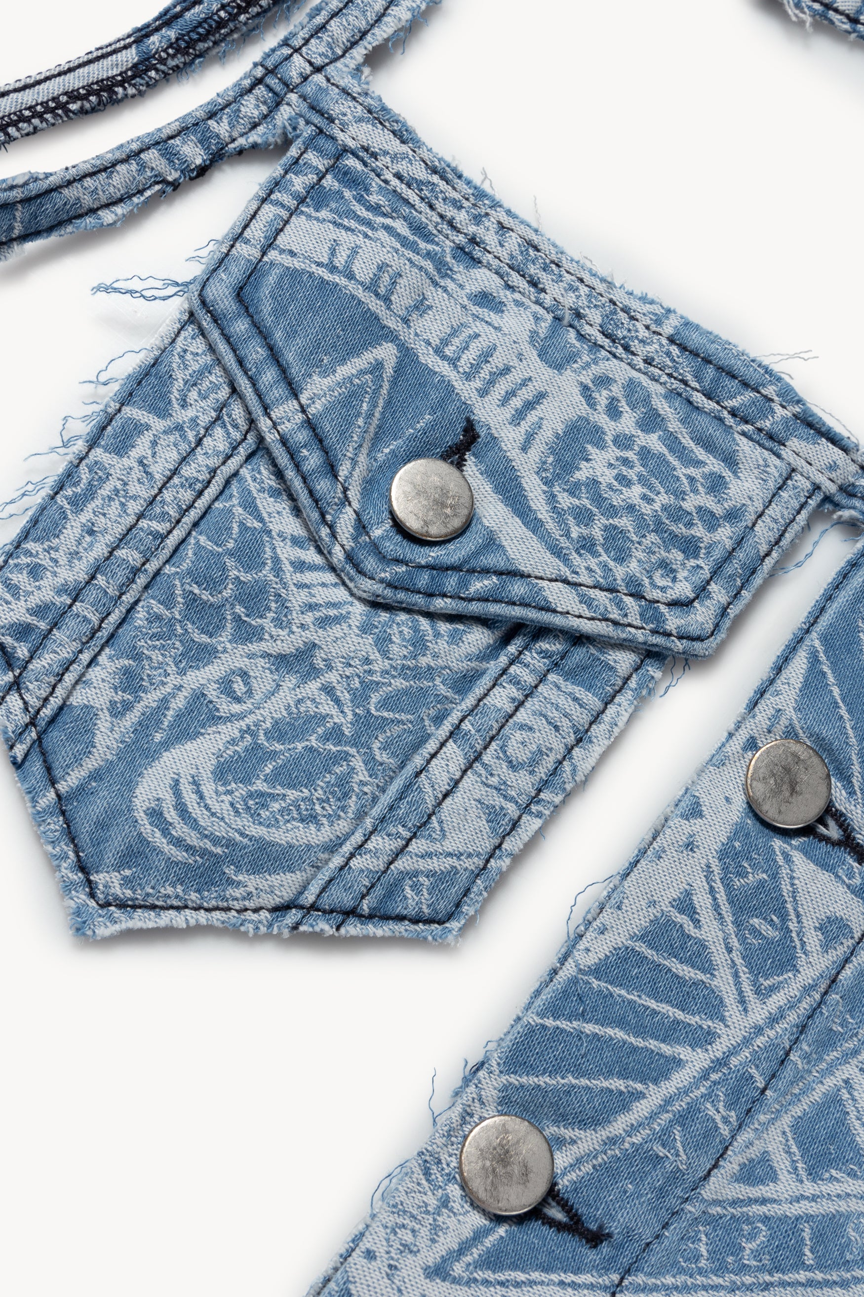 Load image into Gallery viewer, Snake Jacquard Cut-out Jacket