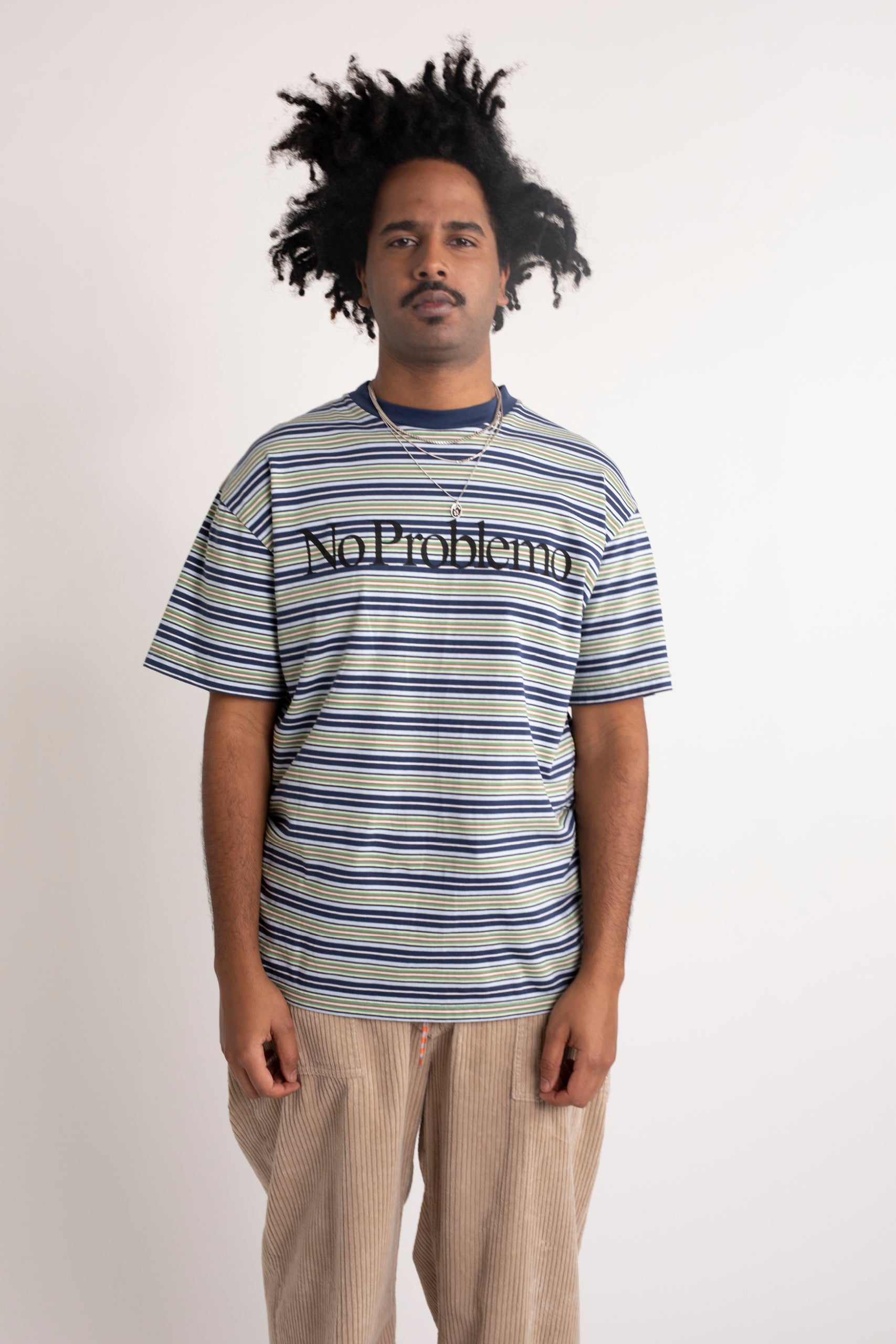 Load image into Gallery viewer, Stripe No Problemo SS Tee