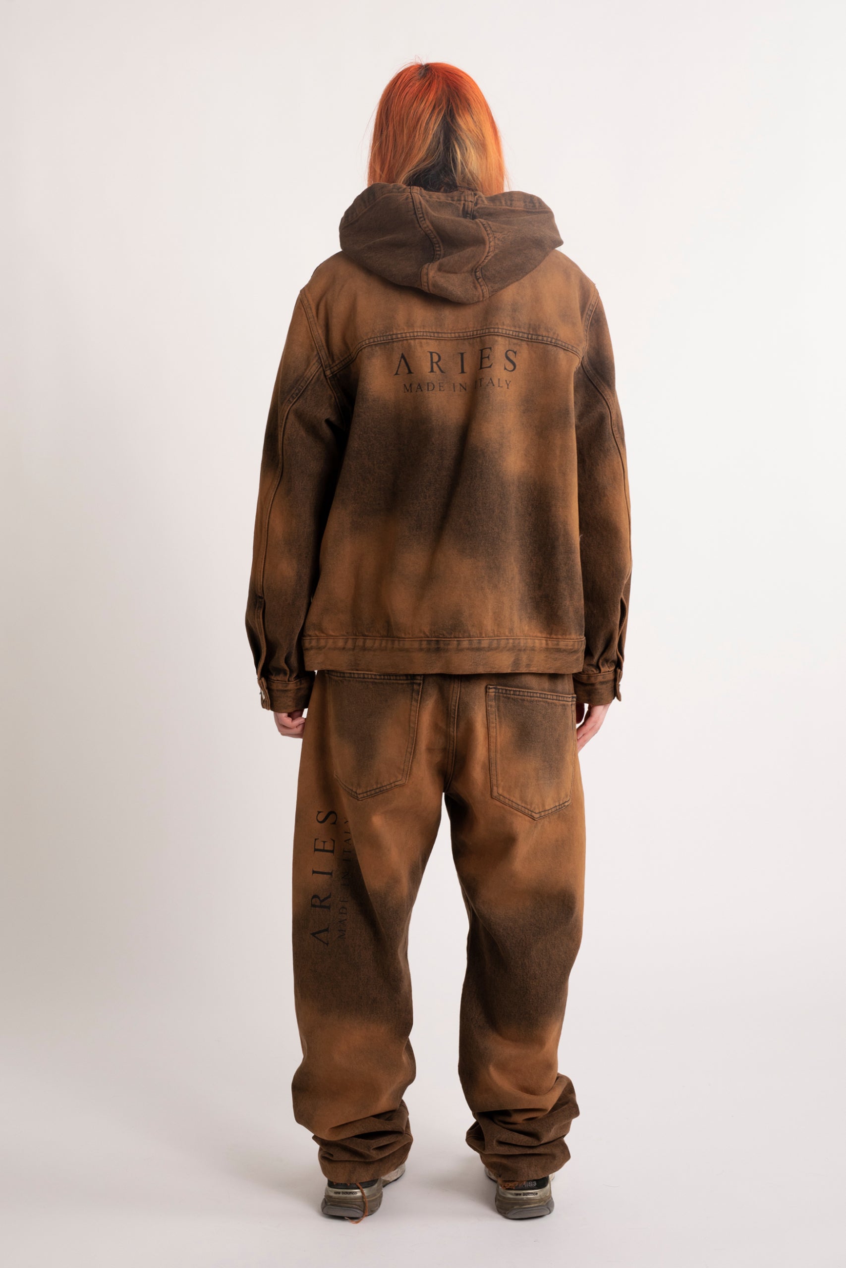 Load image into Gallery viewer, Acid Wash Oversized Hooded Denim Jacket