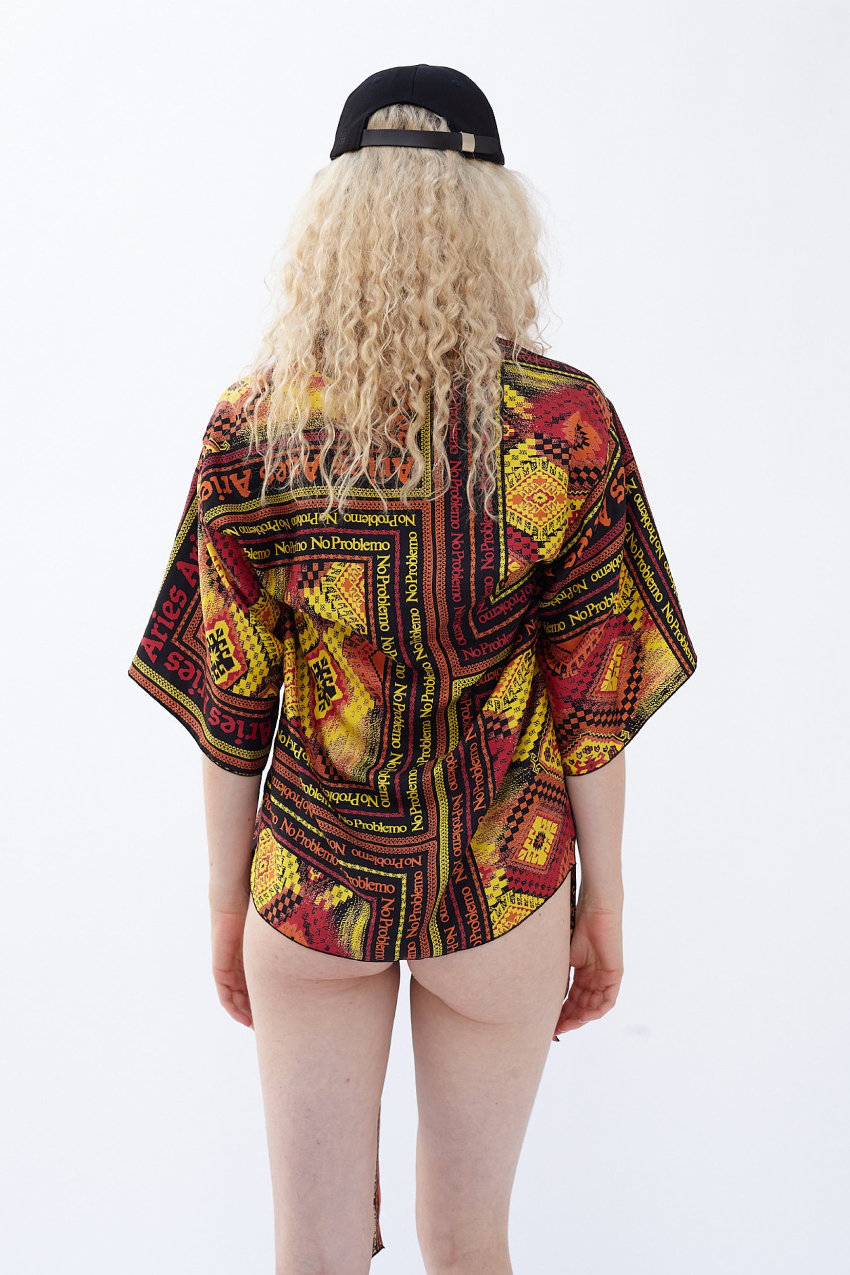 Load image into Gallery viewer, Scarf Print Silk Kimono