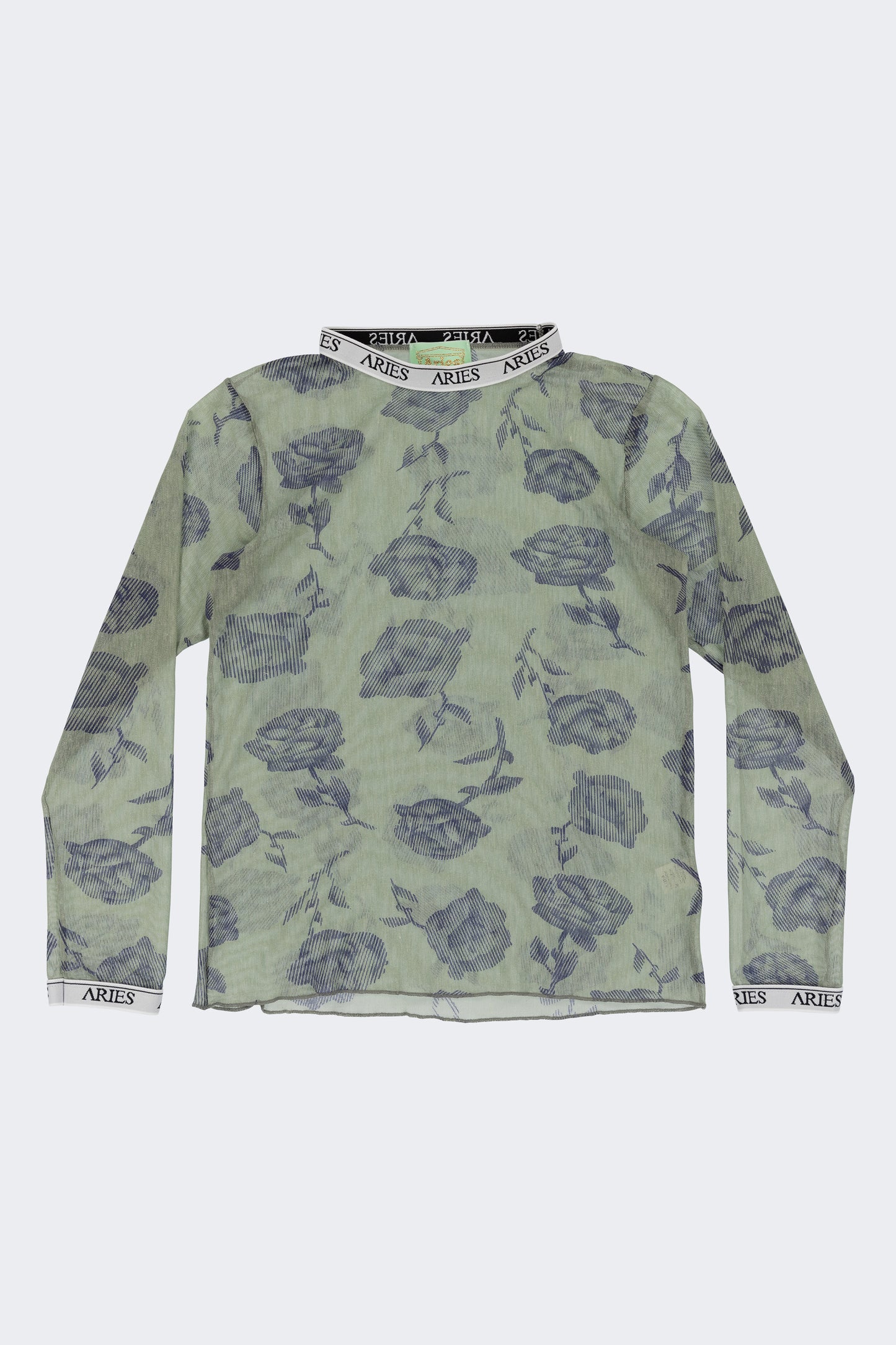 Rose Tulle LS Top