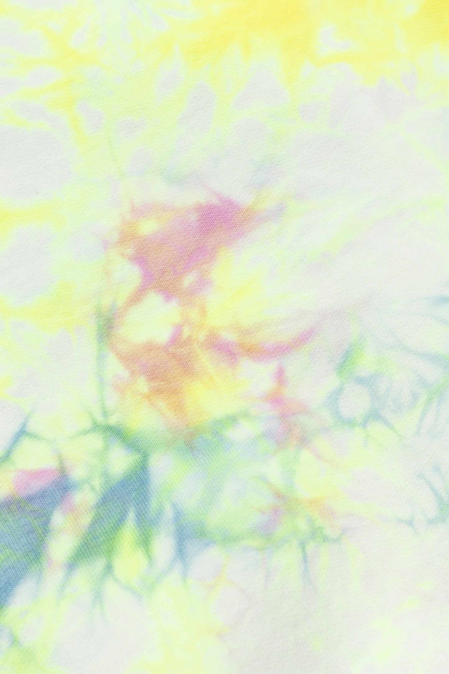 Metal Tie Dye Puff Sleeve Sweatshirt