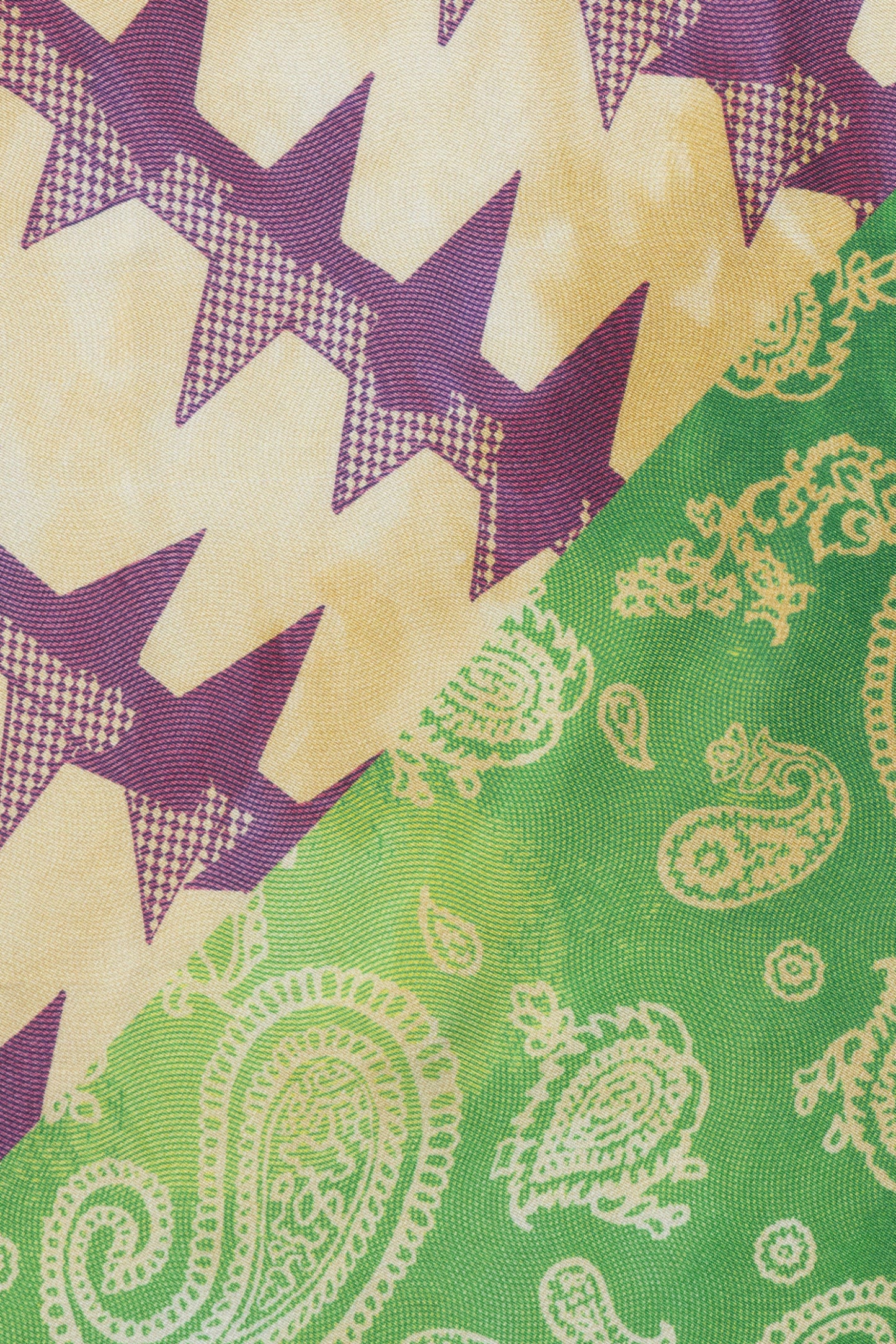 Flag Print Silk Bandana
