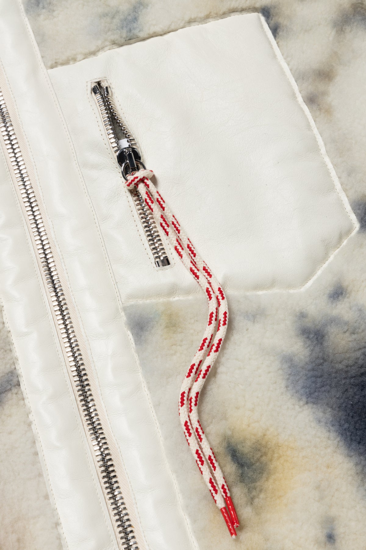 Tie Dye Sheepskin Jacket